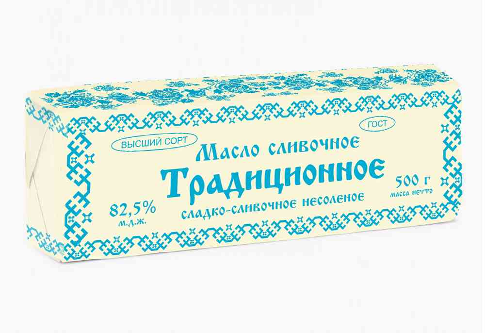 Масло Традиционное Узоры 82,5% 500 г