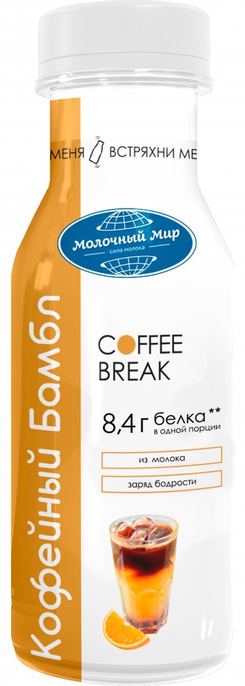 Напиток молочный Coffee Break Кофейный бамбл Молочный Мир 1,3% 280 г