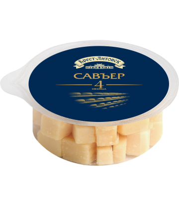 Сыр Брест-Литовск Савъер 50% 150 г твердый 4 мес.