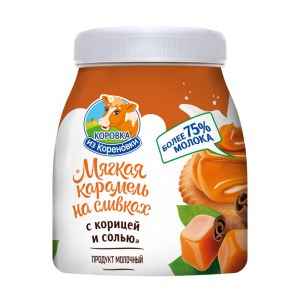 Паста мягкая карамель на сливках с корицей и солью КиК 340 г