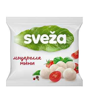 Сыр Моцарелла мини Свежа 45% 100 г (с заливкой 250 г)