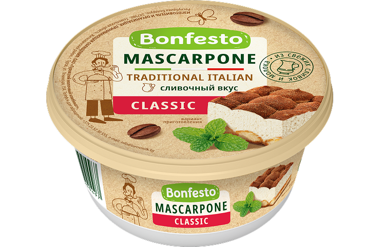 Сыр Маскарпоне мягкий Bonfesto 78% 250 г