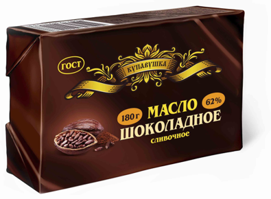 Масло Купавушка Шоколадное 62% 180 г