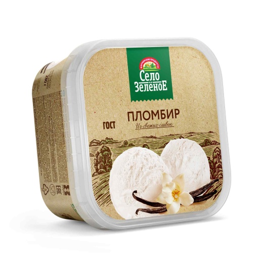 Мороженое СЗ пломбир ванильный пл. контейнер 15% 280 г
