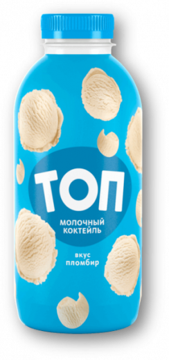 Коктейль молочный ТОП пломбир 2% 450 г