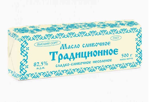 Масло Традиционное Узоры 82,5% 500 г