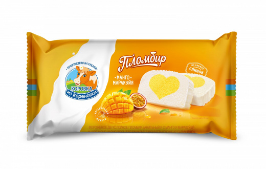 Пломбир КиК манго маракуйя 2-х сл. полено 200 г