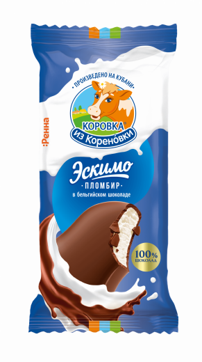 Пломбир КиК эскимо в Бельгийском шоколаде 70 г
