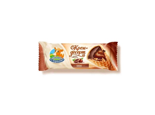 Крем-десерт в вафельном рожке Коровка из Кореновки какао 25% 40 г