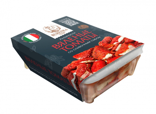 Антипасти томаты вяленые с мягким сыром в масле 280 г