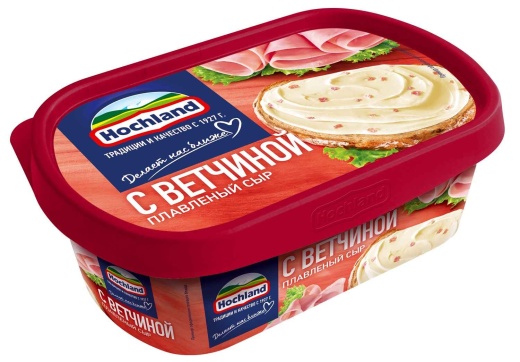 Сыр плавленый Hochland с ветчиной 200 г